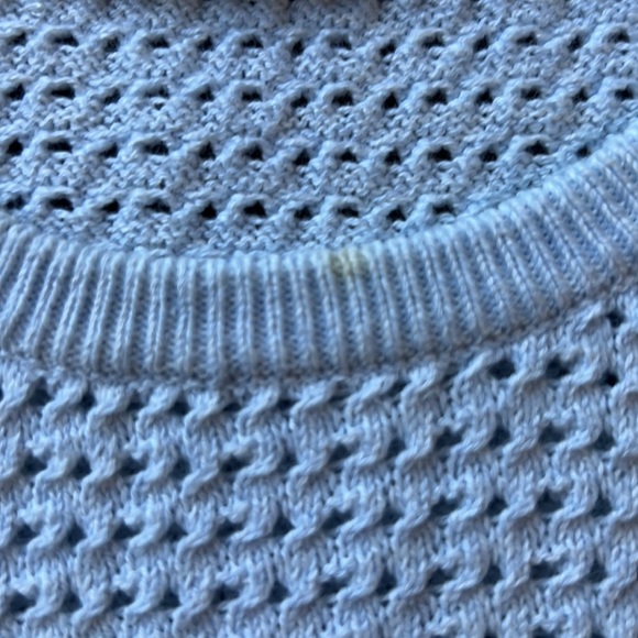 JACK WILL- PASTEL BLUE COTTON SWEATER- SIZE 8 - Picture 3 of 9